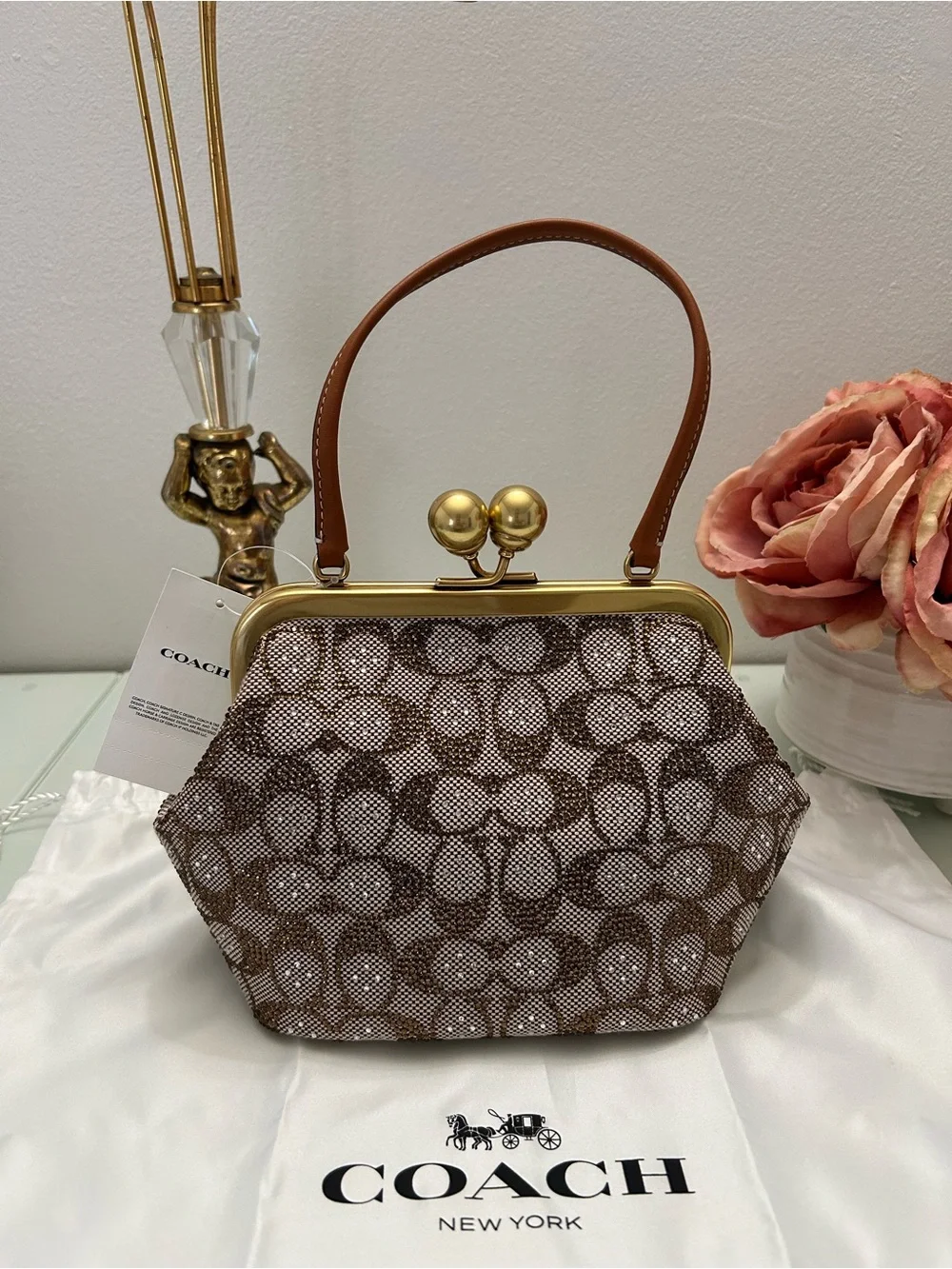 Coach Kisslock Top handle bag